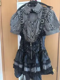 新品/希少 h.NAOTO BLOOD コルセット ビスチェ ブラック ゴスロリ