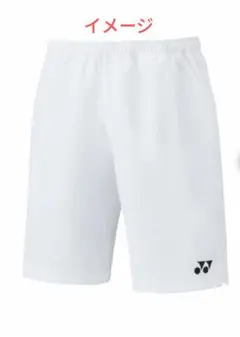YONEX バドミントン ハーフパンツ　ホワイト