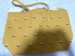 LACOSTE トートバッグ　イエロー 総柄のサムネイル