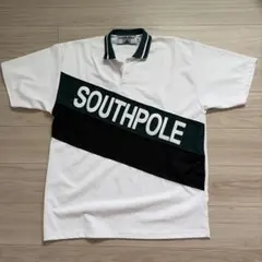 SOUTHPOLE ポロシャツ ホワイト グリーン XLのサムネイル