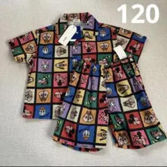 ディズニー　セットアップ　ミッキー　シャツ　ズボン
