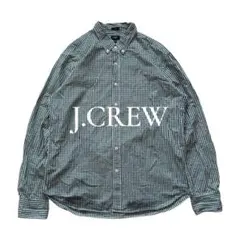 J.crew オーバサイズ ギンガムチェックシャツ XLのサムネイル