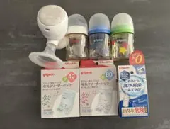 【美品】ピジョン さく乳器 電動HandyFit+おまけ付き