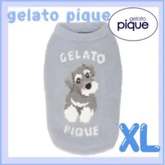 ジェラートピケ ベビモコシュナウザージャガードプルオーバー　ブルー XL