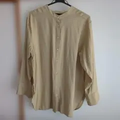 長袖ブラウス　ベージュ 　フリーのサムネイル