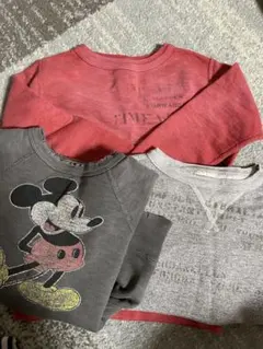 120 デニム&ダンガリー　トレーナーセット