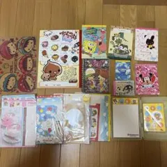 平成女児　メモ帳　レターセット　ノート　シール帳