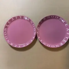 Afternoon Tea プレート 2枚セット ピンクのサムネイル