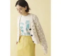 オープンニットカーディガン　シェルター　美品のサムネイル