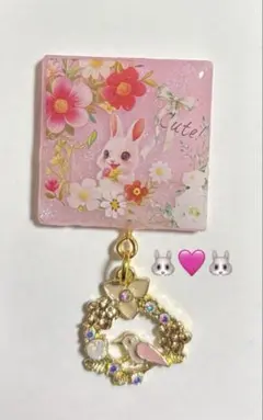 再販不可。ねこ＆うさぎレジンヘアゴムブローチ - メルカリ