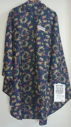 OUTDOOR 花柄レインコート　レインポンチョ