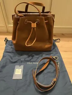 【美品】コールハーン COLE HAAN グランドアンビション バケットバッグ