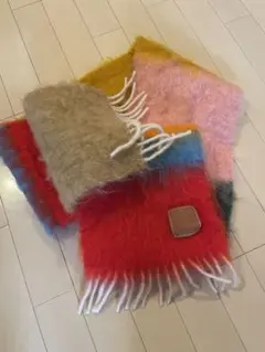 「かに様専用」LOEWE モヘアマフラー 多色 ストール