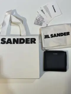 JIL SANDER 二つ折り財布 ブラックのサムネイル