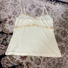 ワコール　レース花柄　キャミソール　バスト86〜94