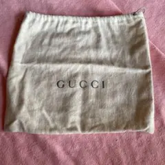 GUCCI 巾着袋 ポーチ 保存袋 30×28cm 汚れ毛羽立ち