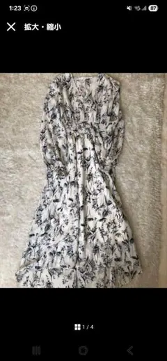 フレイアイディー　花柄ワンピース