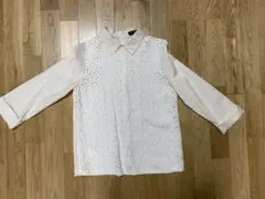 【タグ付き未使用】レースブラウス36 トゥモローランドコレクション タグ付き未使用】レースブラウス36 トゥモローランド