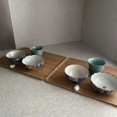 傷あり　和食セット　有田焼・波佐見焼 飯碗/小鉢/煮物鉢/箸置　4点 お2人分