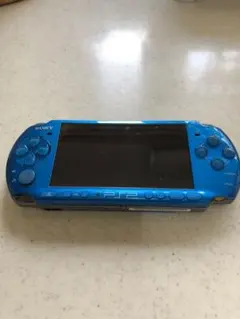 PSP3000本体 バイブラントブルー・動作未確認のジャンク