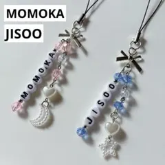 no,164 MOMOKA JISOO 推しストラップhoneysソンムル