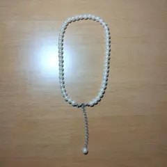 ホワイトパールネックレス
