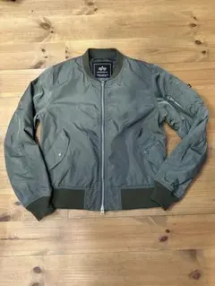 ALPHA INDUSTRIES MA-1 フライトジャケット オリーブ - メルカリ