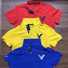 American Eagle Outfitters ポロシャツ ブルー Sのサムネイル