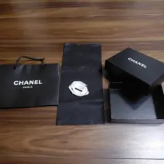 CHANEL ショップ袋と箱とリボンのセット