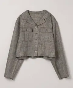 JEANASIS チェック柄　ショートジャケットのサムネイル