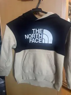 THE NORTH FACE パーカー 120 黒/ベージュ