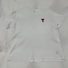 amiparis ハートとAの刺繍入り　白Tシャツのサムネイル