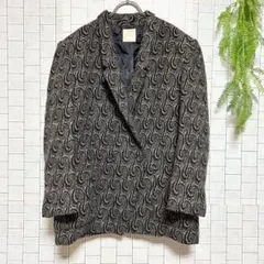 CIEL-UN ヴィンテージ【9号】 ピーコートPコート うずまき ダブル 古着のサムネイル