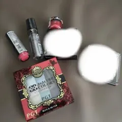 化粧品セット　コスメ　アイシャドウ　リップカラー　リップ　チーク　4点セット