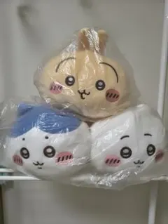 ちいかわ　もっちるねそべりBIGぬいぐるみ　ちいかわハチワレうさぎ3点セットのサムネイル