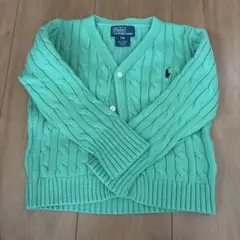 Polo Ralph Lauren ケーブルニット カーディガン グリーン Mのサムネイル