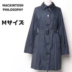 マッキントッシュフィロソフィー ステンカラーコート ライトアウター ベルト M