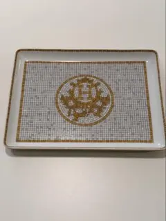 (HERMES) モザイク ヴァンキャトル ゴールド スクエアプレートのサムネイル
