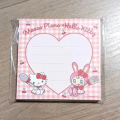メゾピアノ×ハローキティ メモ帳 チェリー