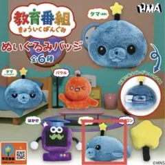 教育番組 ぬいぐるみバッジ タマ 退化