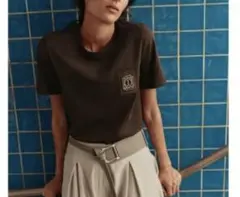 ZARA ブローチディテール付きTシャツ M