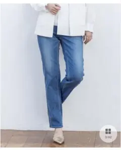 INDIVI スリムストレートデニムパンツのサムネイル