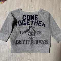 DENIM DUNGAREE UNITA ペンギン ワッペン トレーナー 90