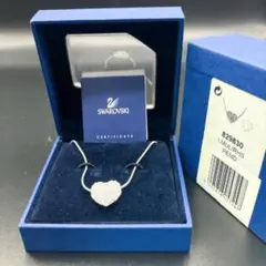 【箱付】SWAROVSKI スワロフスキー ハート ネックレス パヴェクリスタルのサムネイル