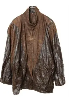 VINTAGE DESIGN LEATHER JACKET/XLのサムネイル