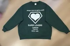 Superloversスーパーラヴァーズ ビックシルエットロンT ブラック 