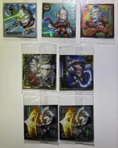 ウルトラマン シールウエハース SEC2種 セブン ネクサス 7枚