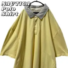 NAUTICA ノーティカ 半袖 ポロシャツ ビッグサイズ イエロー