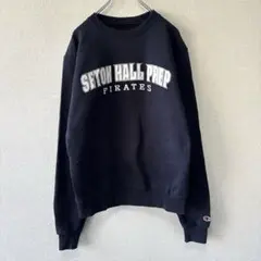 Champion スウェット　スクール系　刺繍ロゴ　古着メンズ　S 662