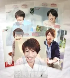 【非売品】相葉雅紀 住友生命 クリアファイル 5枚 まとめ売り 嵐 グッズ レア